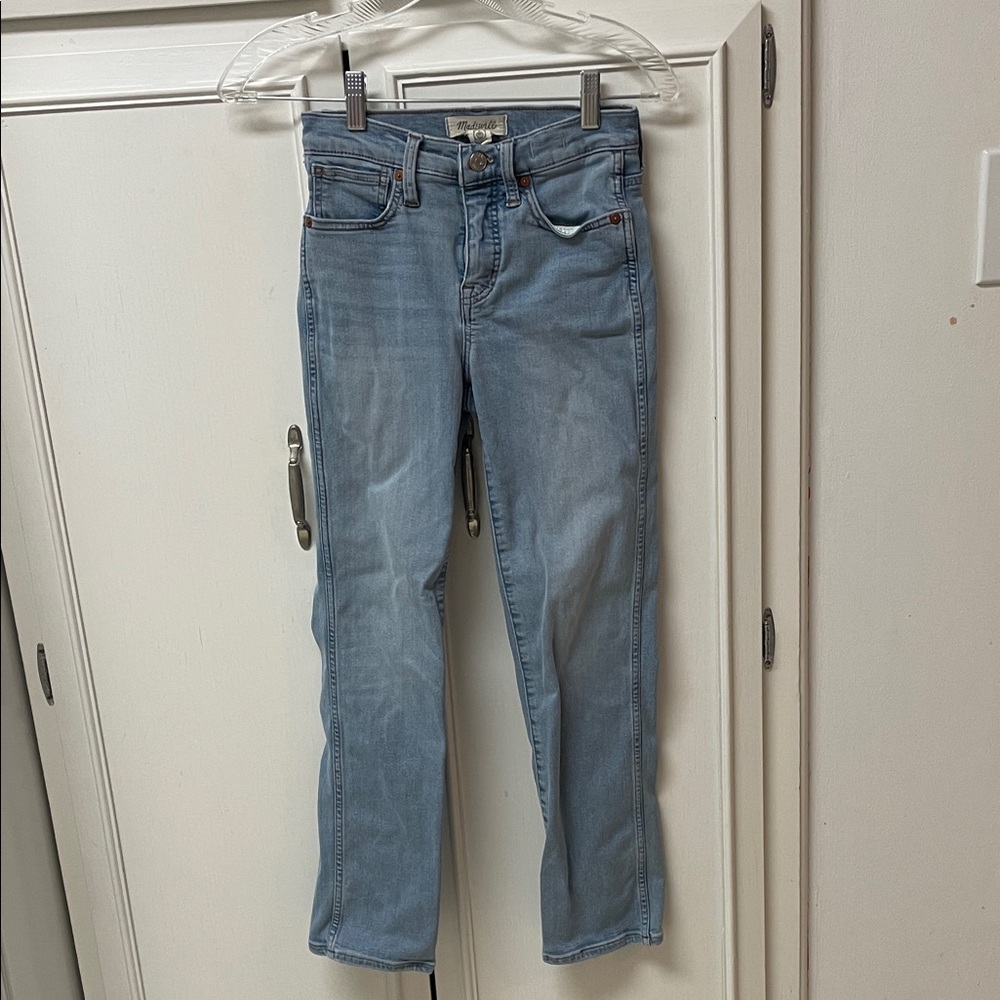 Madewell Light Blue Straight Leg Jeans